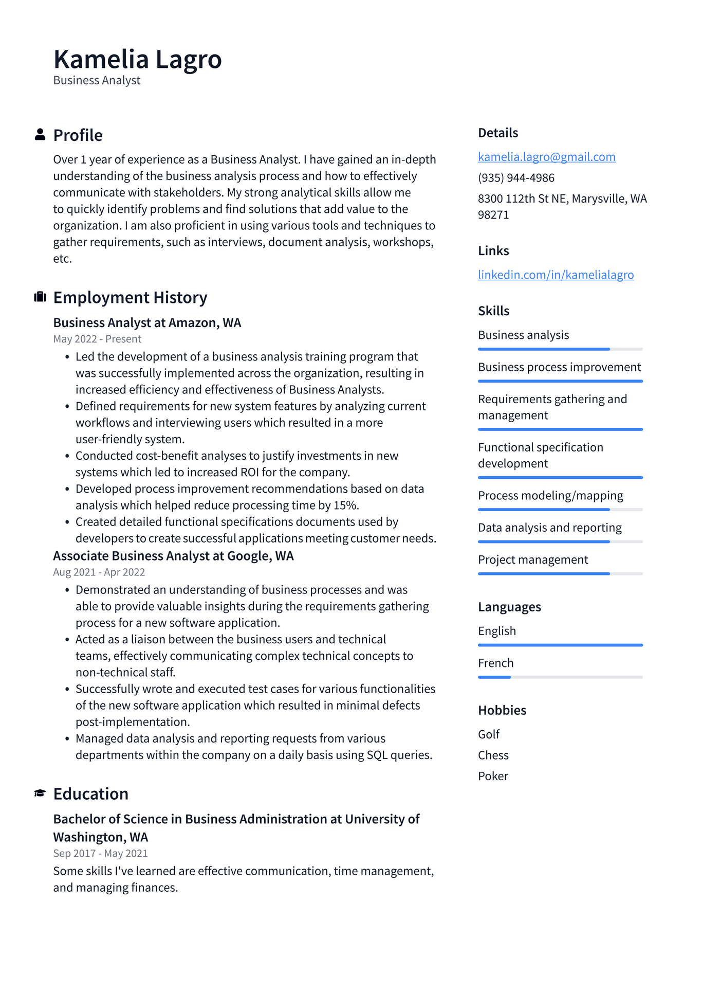 Systems Analyst Resume Example - Business Analyst Resume Example PXwYD 1366w 