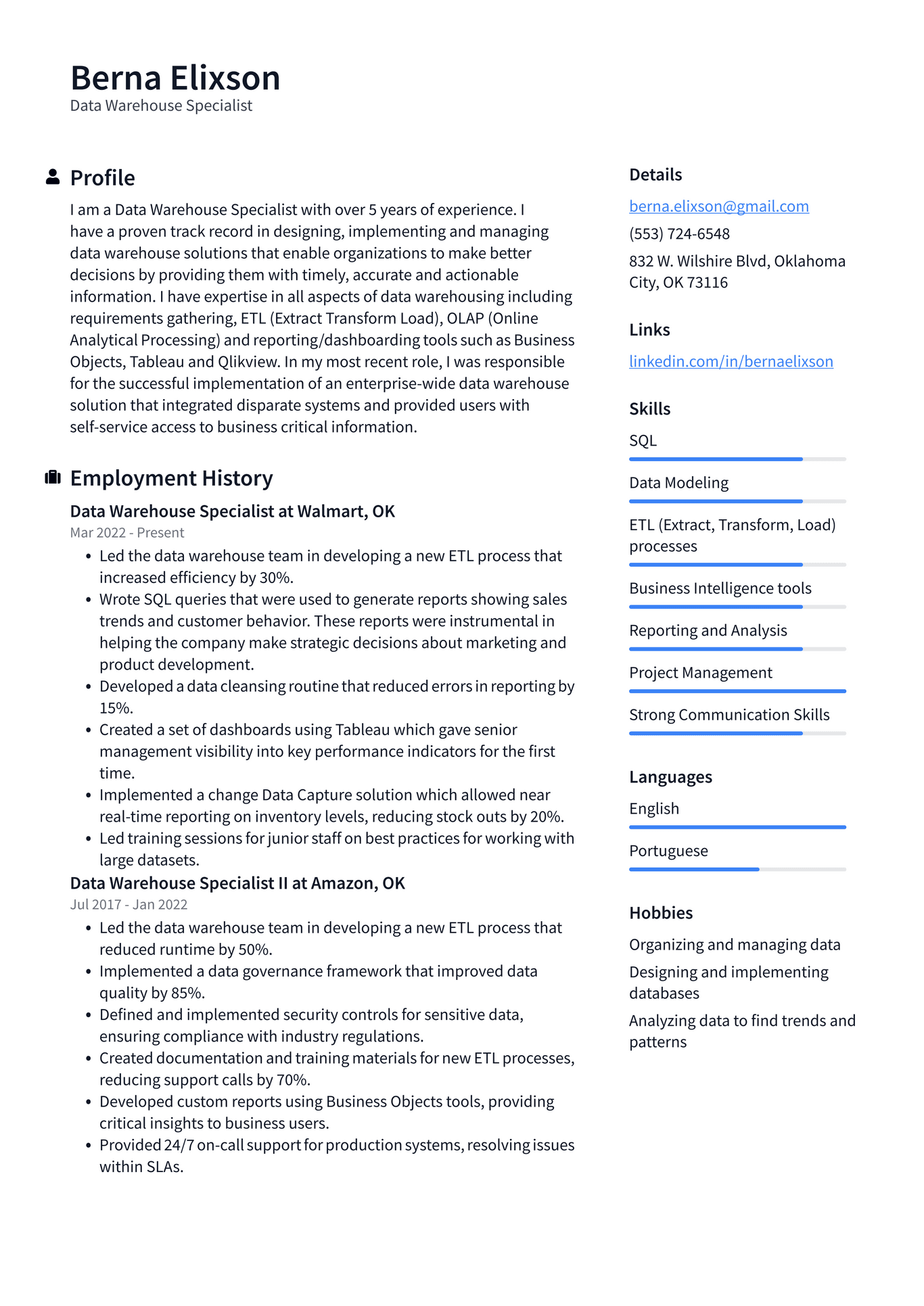 Data Scientist Resume Example and Writing Guide - ResumeLawyer