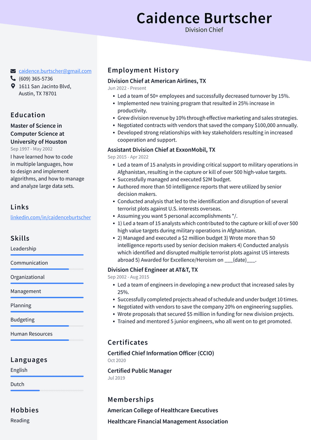 Volunteer Firefighter Resume Example and Writing Guide - ResumeLawyer