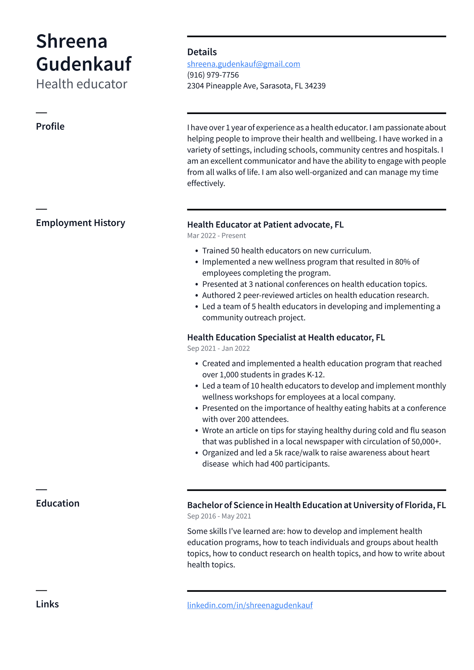 Health Educator Resume Example And Writing Guide ResumeLawyer   Health Educator Resume Example 8Gk5z 1600w 