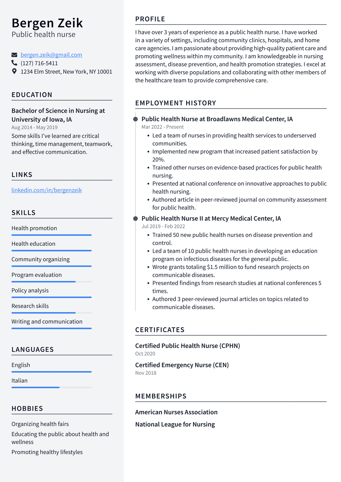 Epidemiologist Resume Example and Writing Guide - ResumeLawyer