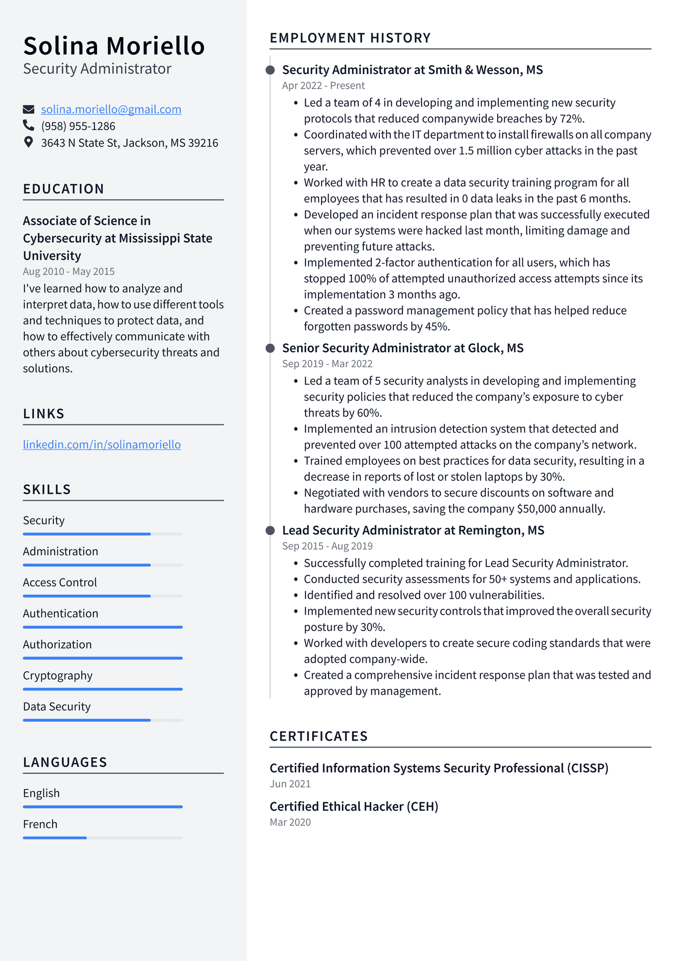 System Administrator Resume Example and Writing Guide