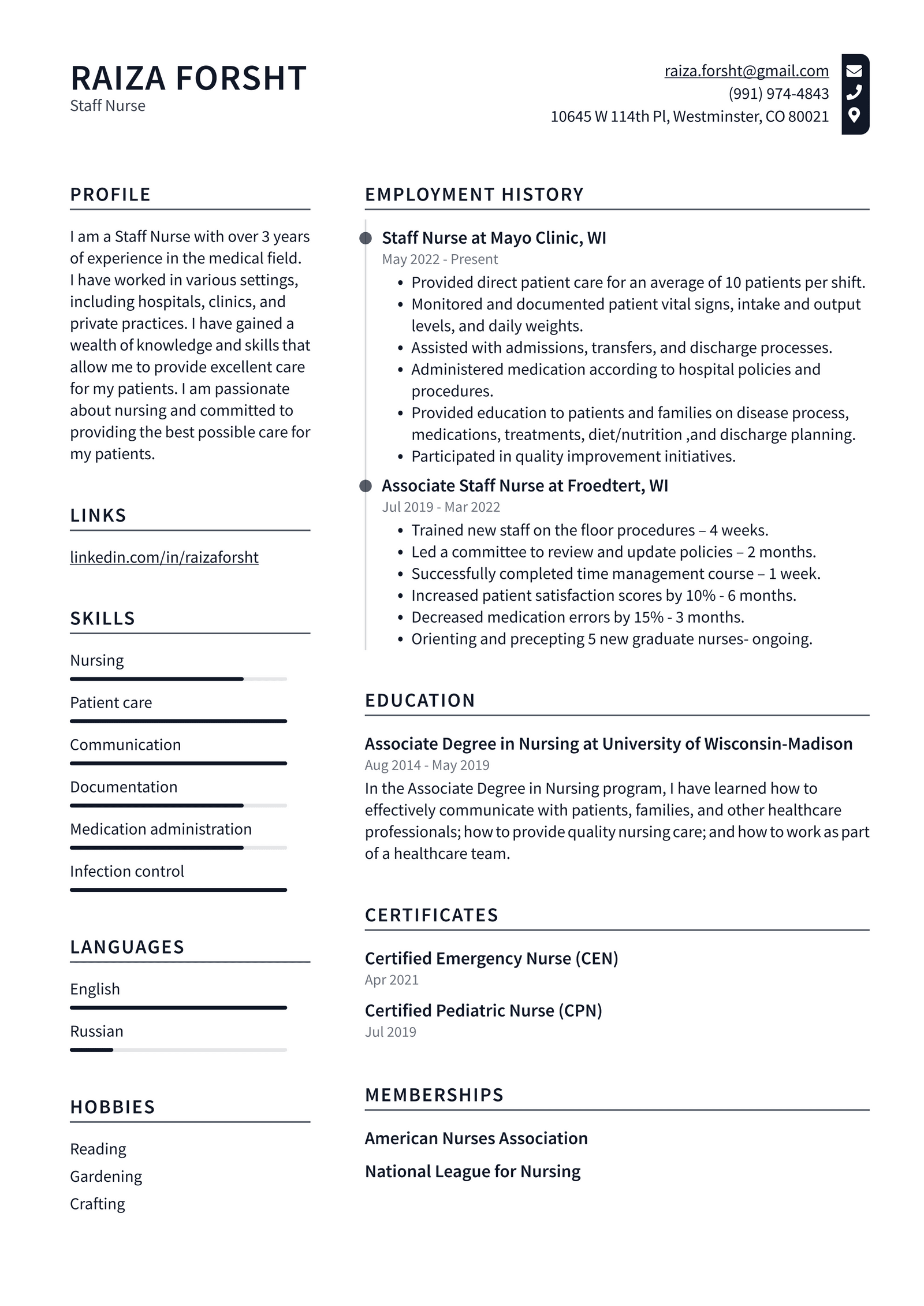 Icu Nurse Resume Example And Writing Guide - Resumelawyer