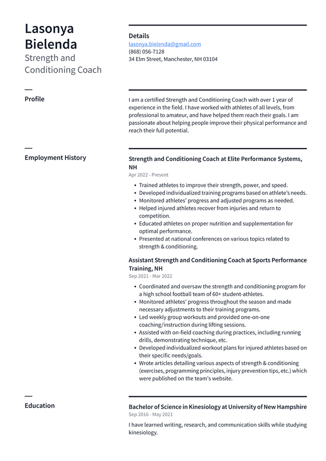 Track Coach Resume Example and Writing Guide ResumeLawyer