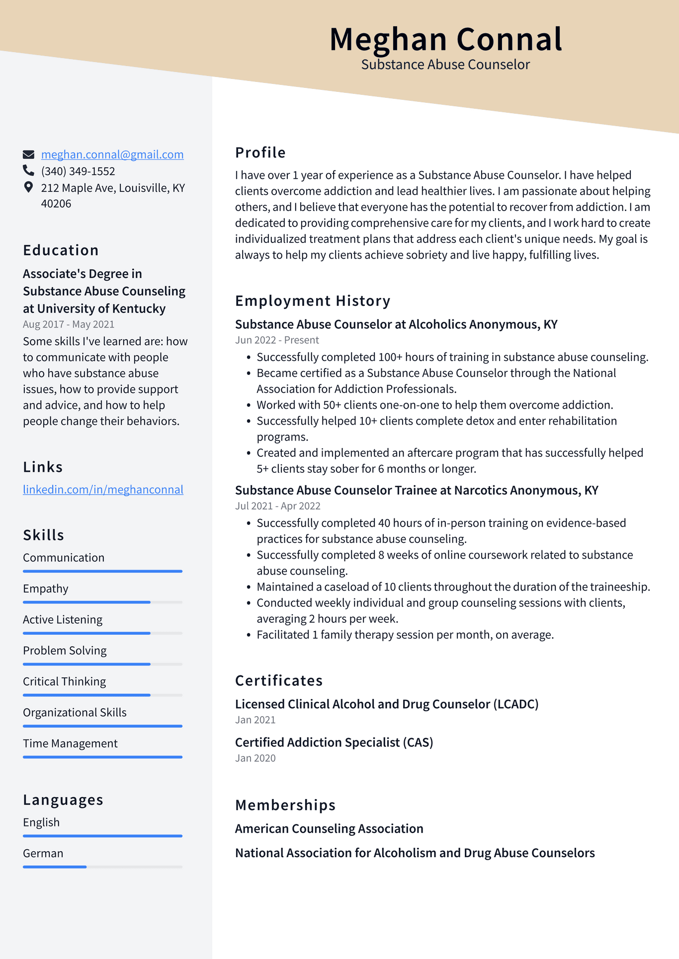 Behavioral Therapist Resume Example And Writing Guide