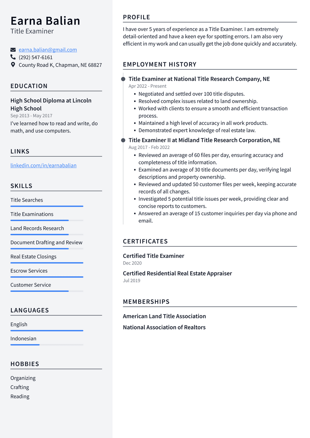 Legal Assistant Resume Example and Writing Guide - ResumeLawyer